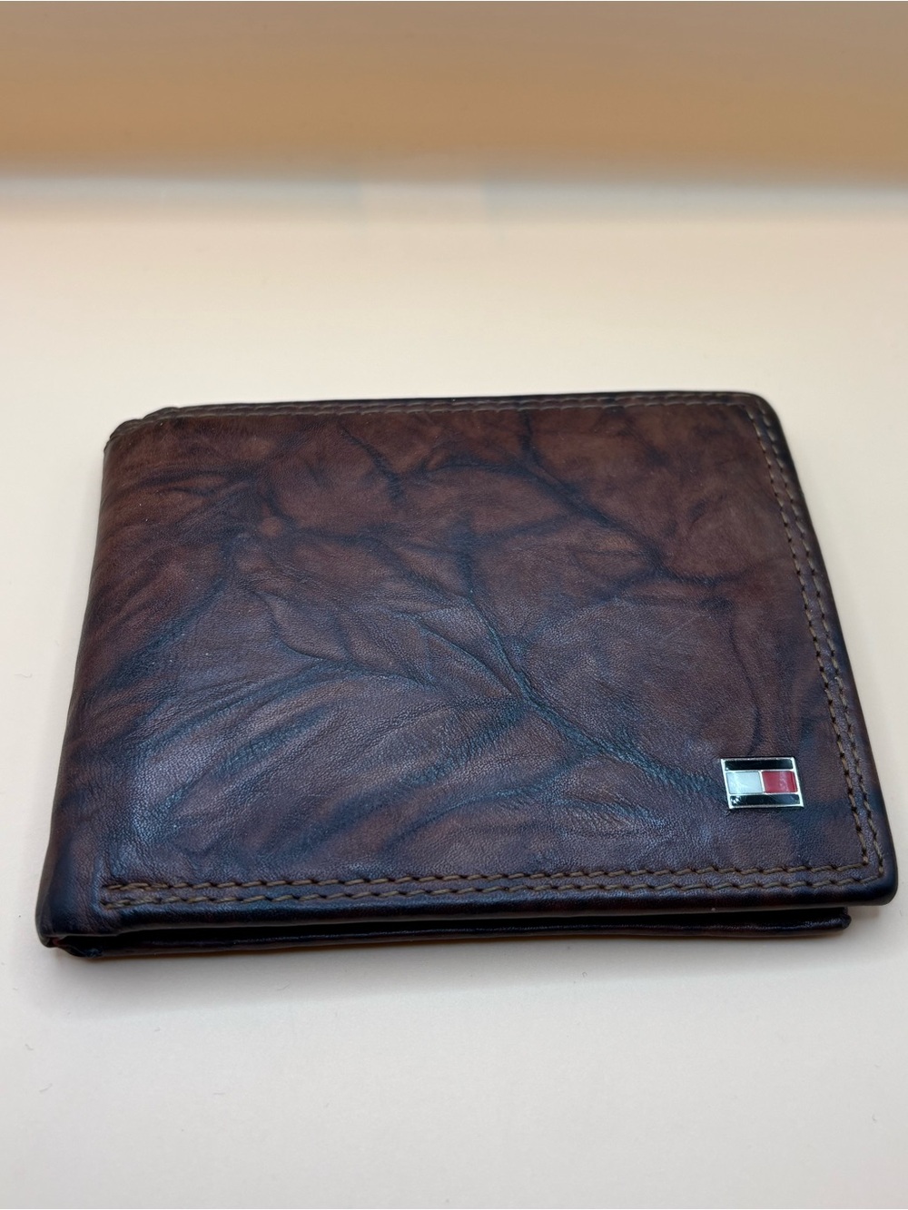 Tommy Hilfiger Men’s Brown Leather Wallet